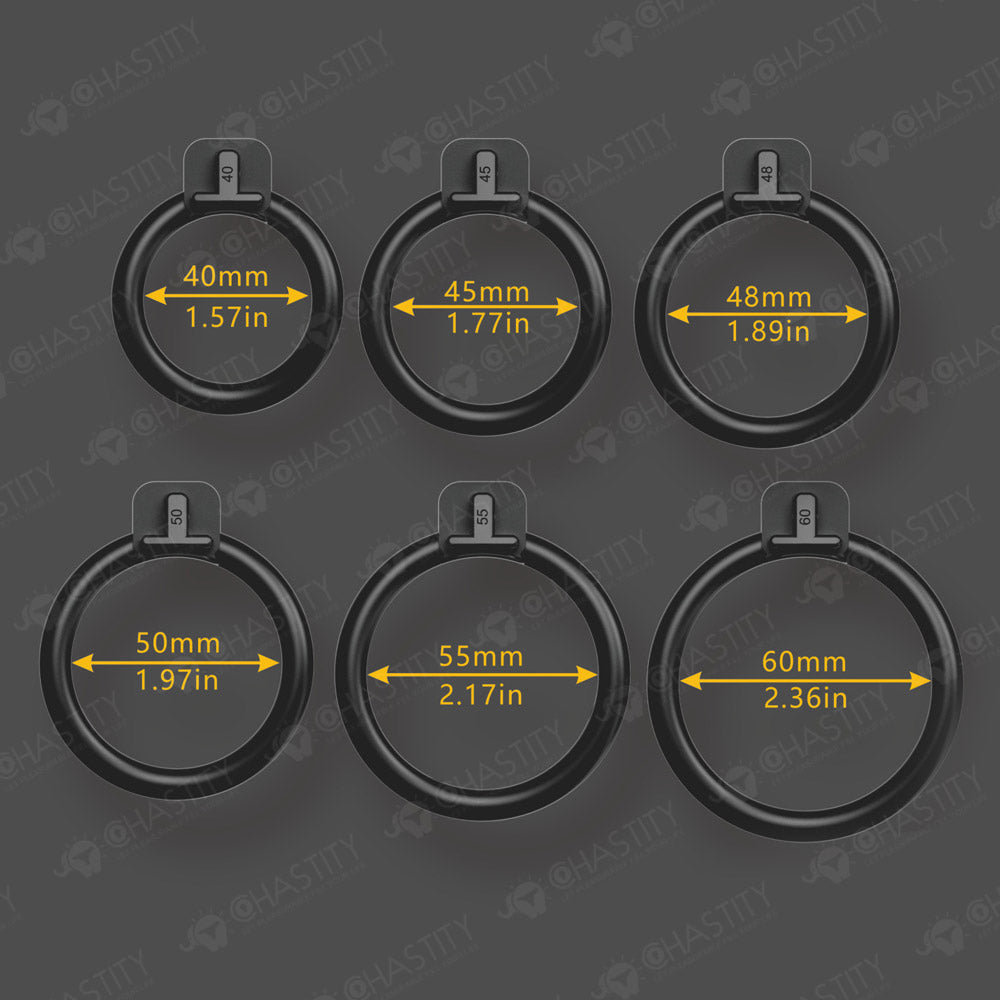 Skull Chastity Dungeon With 6 Rings