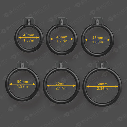 Skull Chastity Dungeon With 6 Rings