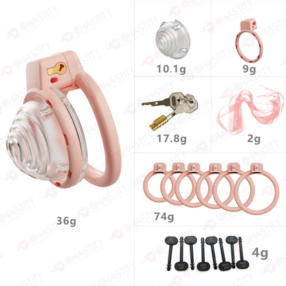 Snail House Vortex Chastity Cage (Detachable Modular Design)
