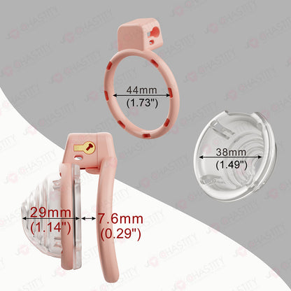 Snail House Vortex Chastity Cage (Detachable Modular Design)