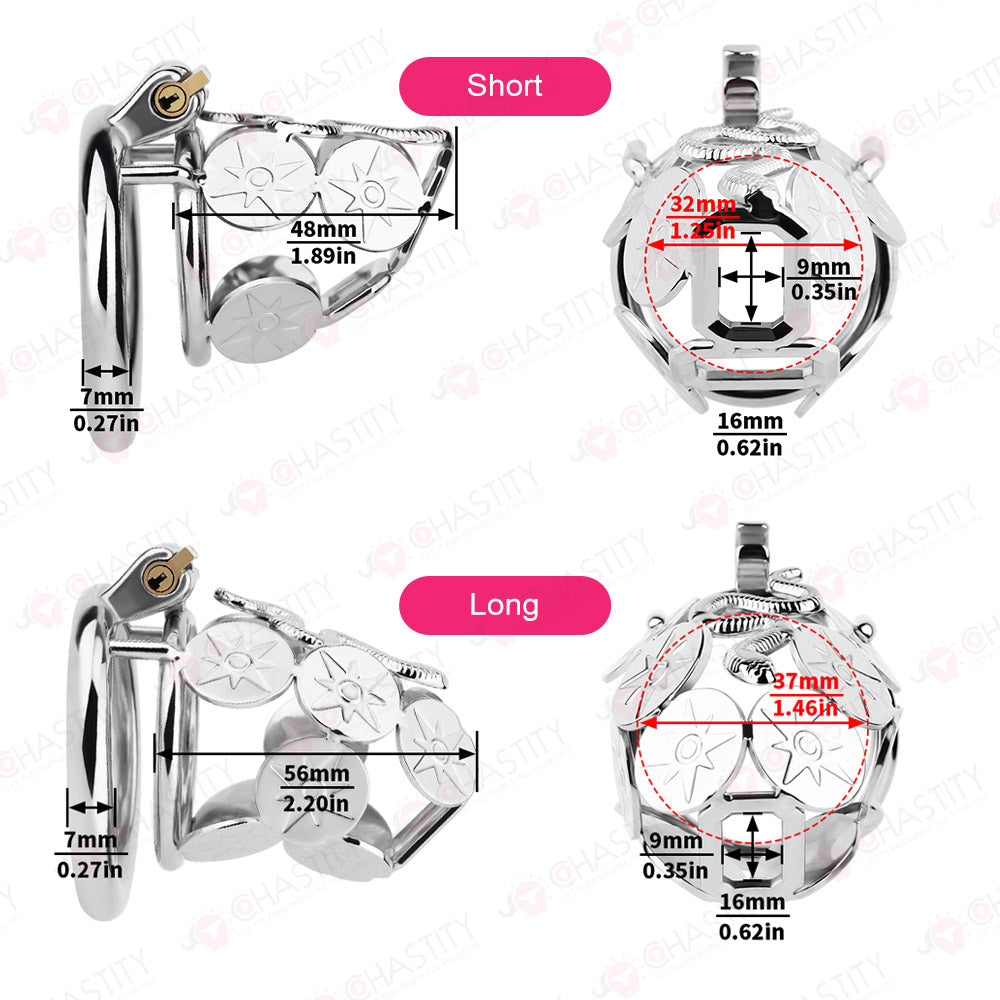 Snake-Coiled Masculine Chastity
