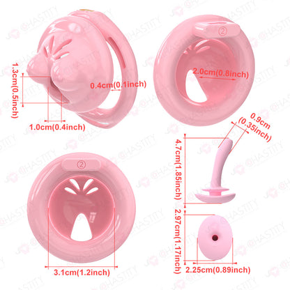 Soft Boobs Shaped Sexy Male Chastity