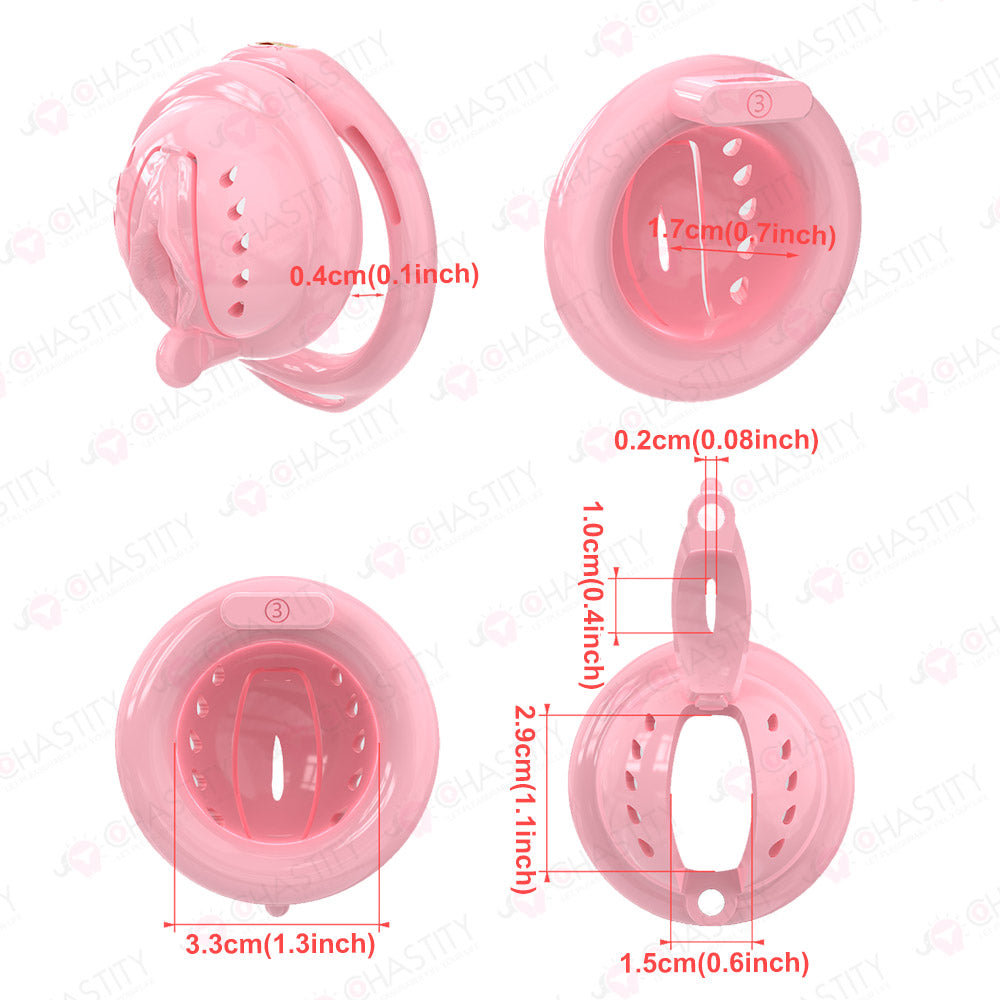 Soft Clitty Chastity Cage (Magnetic Lid)