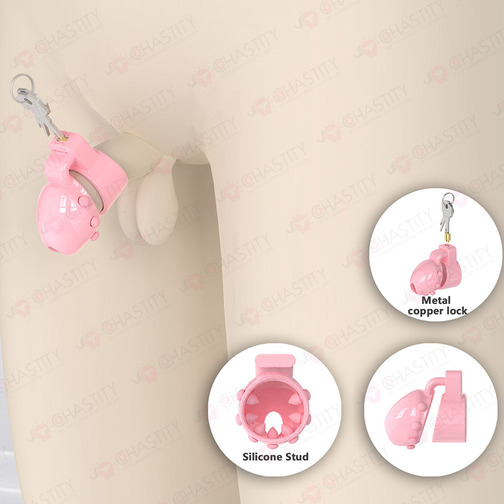 Soft Spiked Penis Only Chastity Cage (No Base Ring)