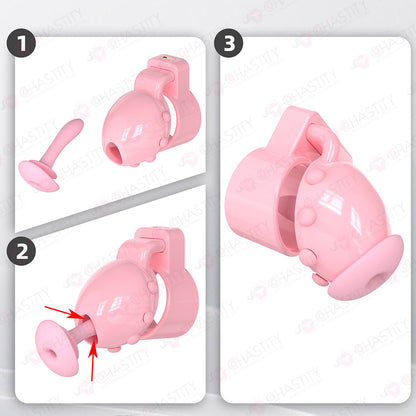 Soft Spiked Penis Only Chastity Cage (No Base Ring)