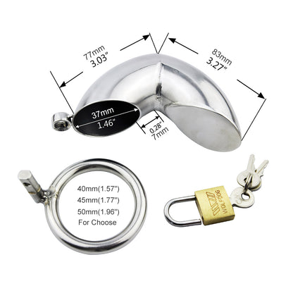 male chastity stainless steel