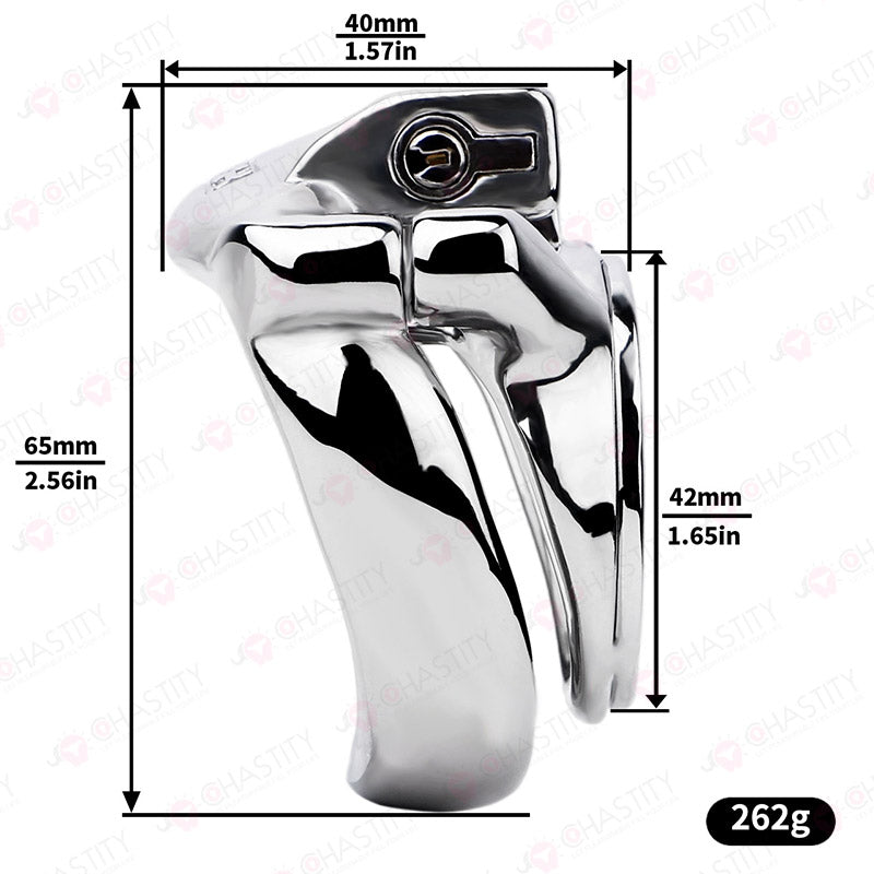 Thickened Flat Heavy Chastity Cage
