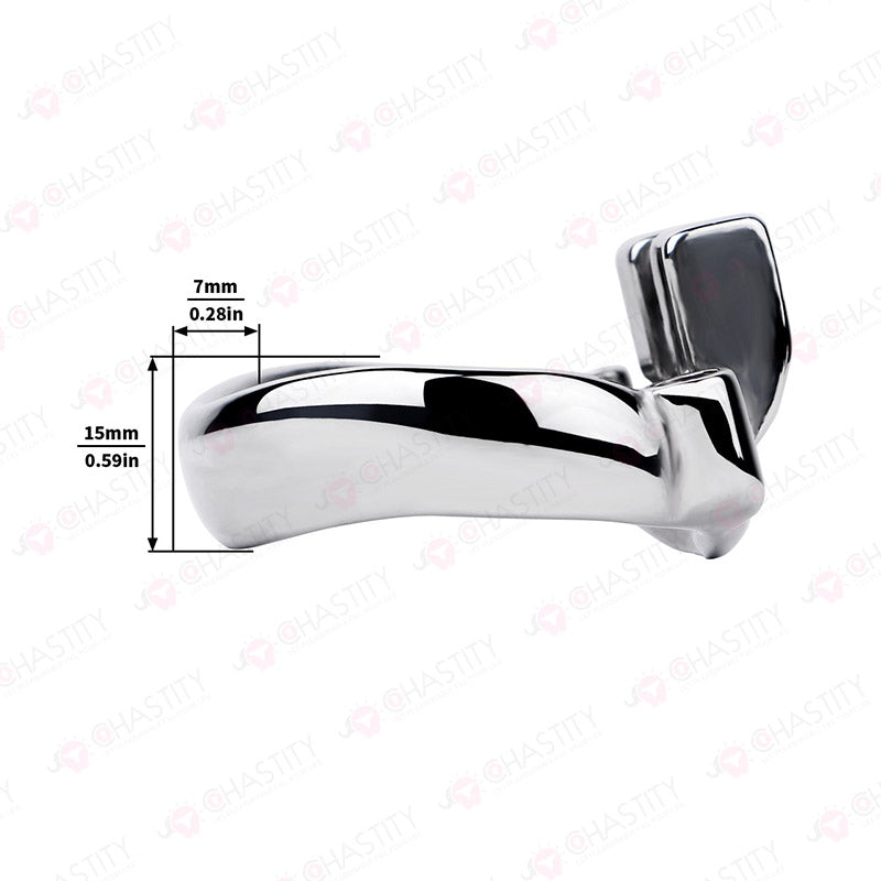 Thickened Flat Heavy Chastity Cage