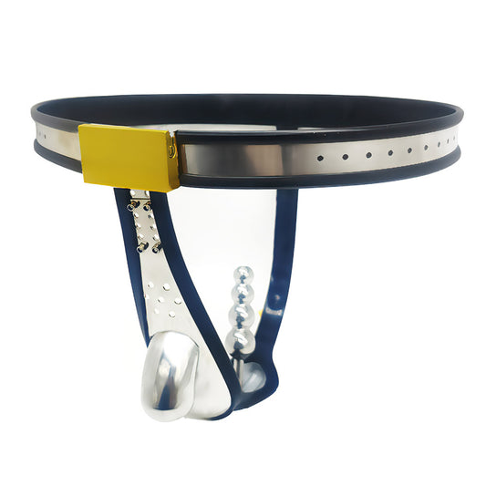 Male Chastity Belt With Butt Plug