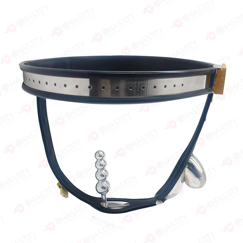Male Chastity Belt With Butt Plug