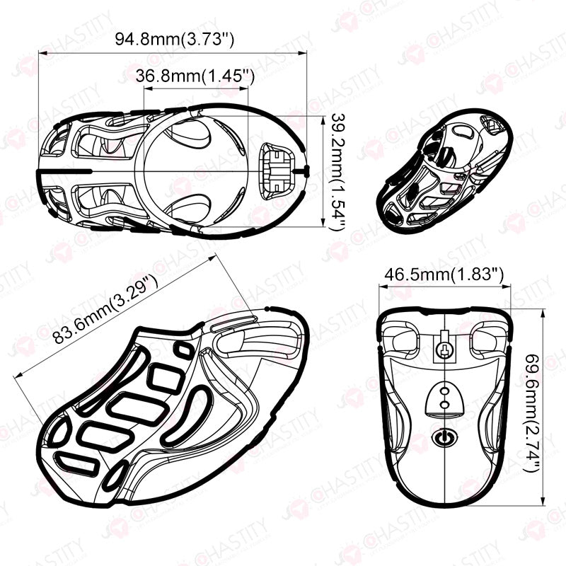 Vibrating Chastity Cage