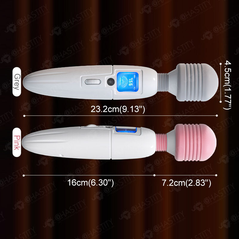 Vibrator Wand With LCD Screen