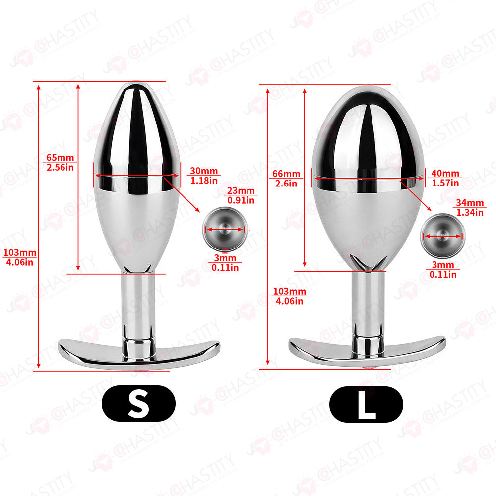 Waterproof Hollow Storage Butt Plug (Chastity Key Storage)