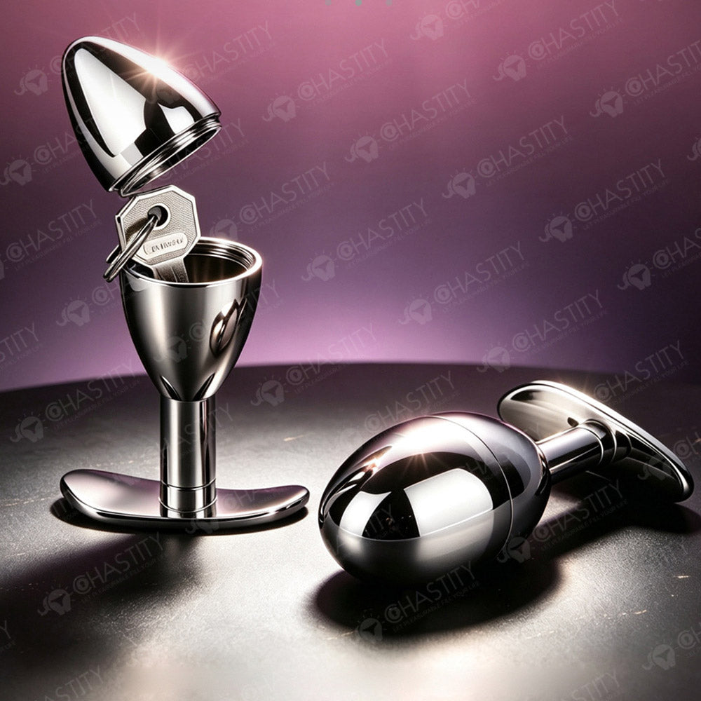 Waterproof Hollow Storage Butt Plug (Chastity Key Storage)