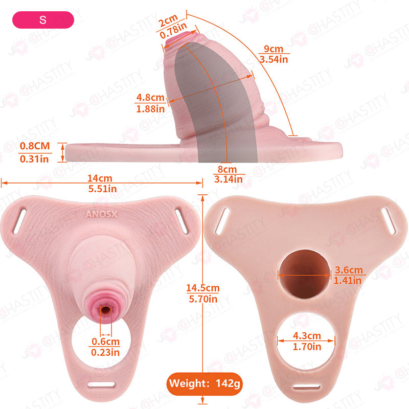 Wearable Penis Male Chastity Pants