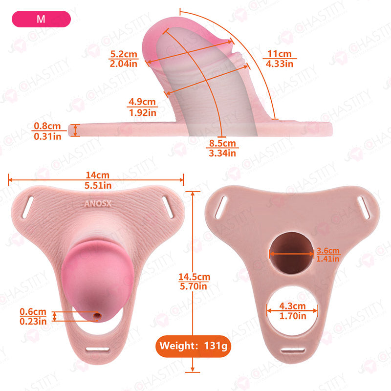 Wearable Penis Male Chastity Pants