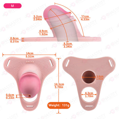 Wearable Penis Male Chastity Pants