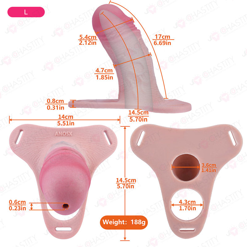 Wearable Penis Male Chastity Pants