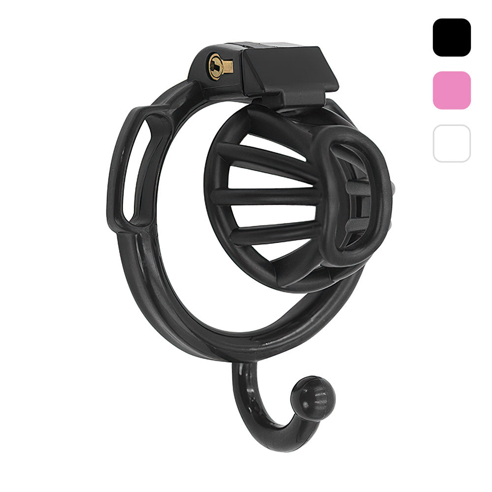 Wearable Ring With Hook Narrow Chastity Cage