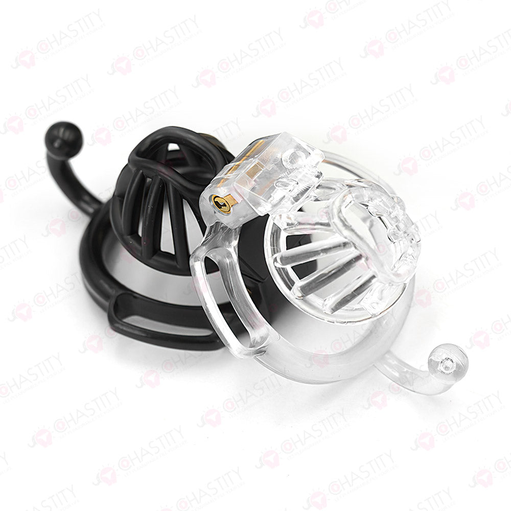 Wearable Ring With Hook Narrow Chastity Cage