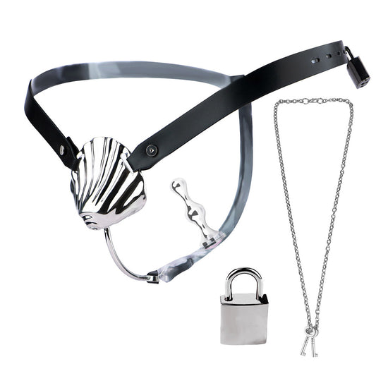 Wearable Sissy Metal Shell Invisible Chastity Cage