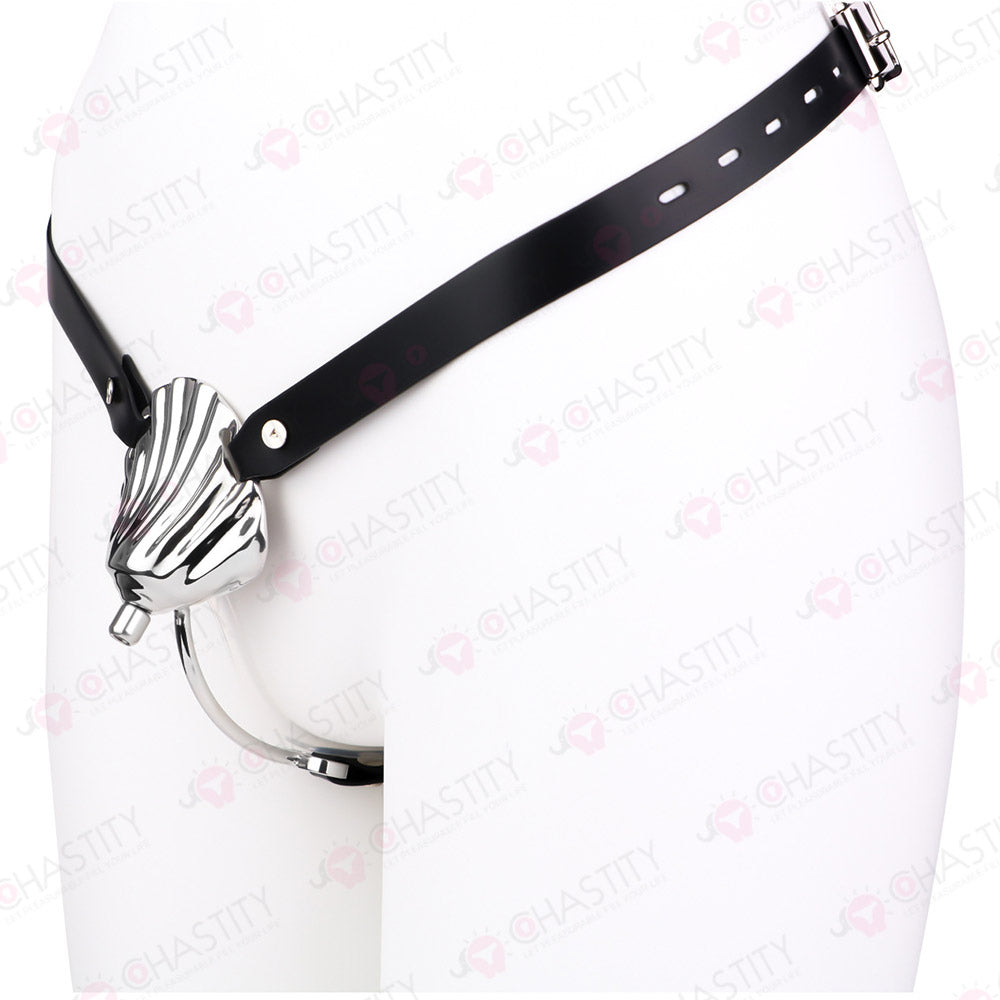 Wearable Sissy Metal Shell Invisible Chastity Cage
