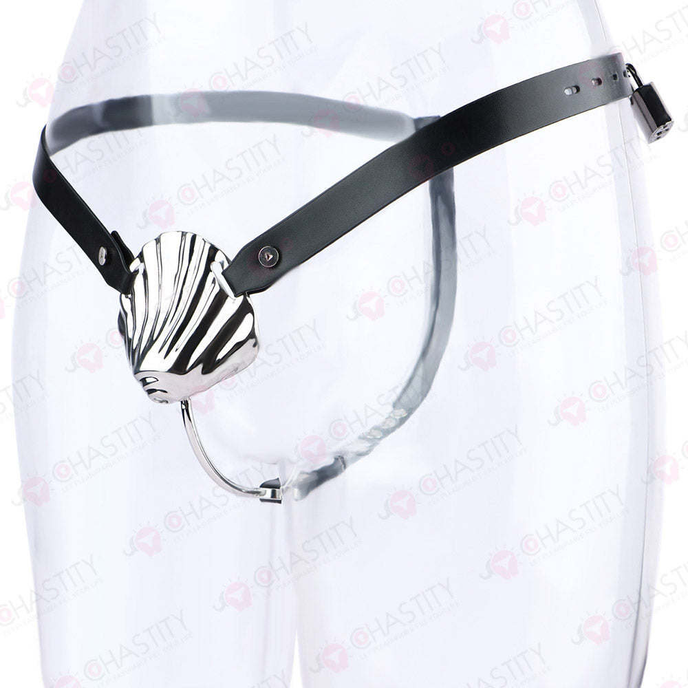 Wearable Sissy Metal Shell Invisible Chastity Cage
