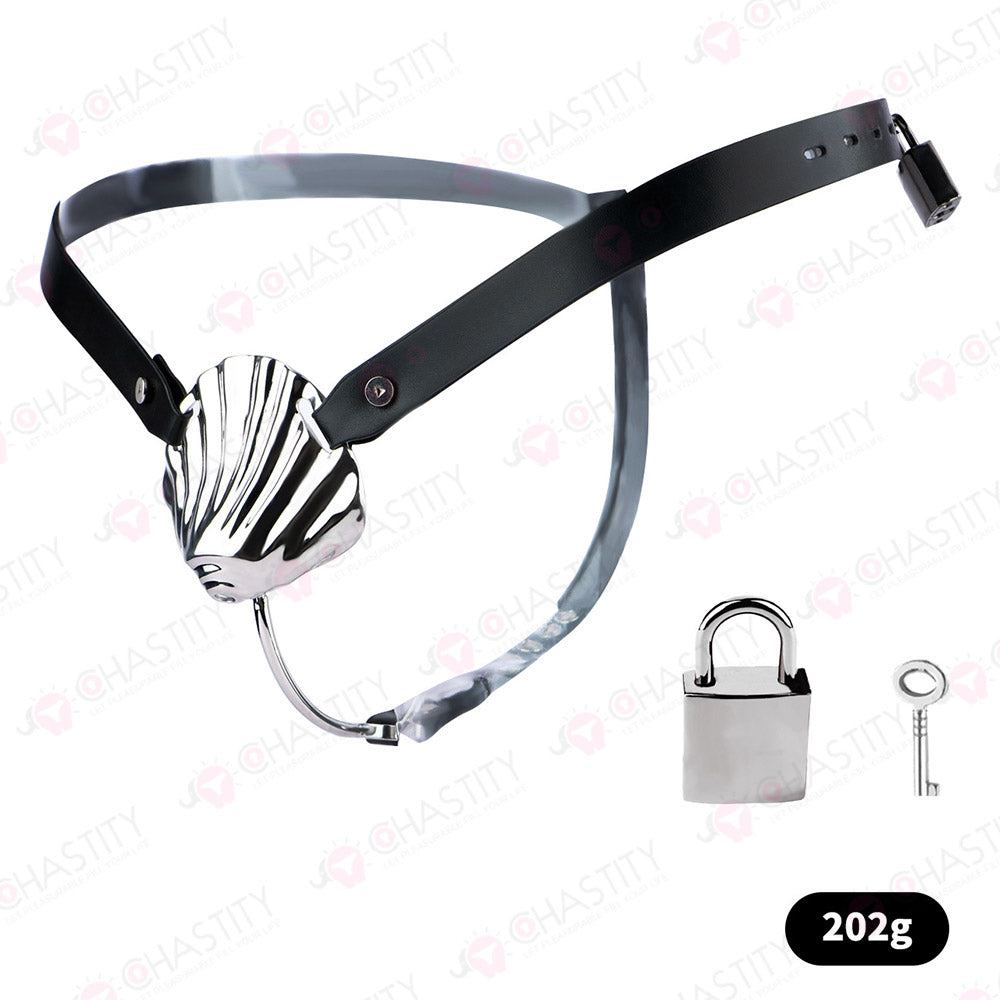 Wearable Sissy Metal Shell Invisible Chastity Cage