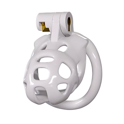 White Chastity Cage