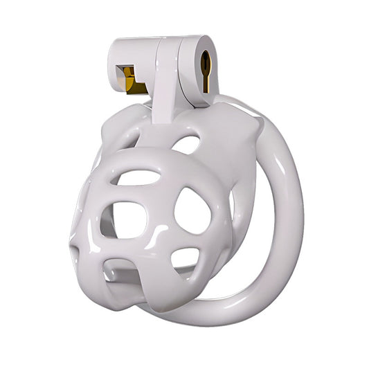 White Chastity Cage
