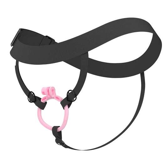 Widened Adjustable Elastic Strap For Chastity Cage