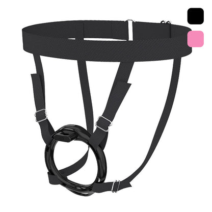 Widened Adjustable Elastic Strap For Chastity Cage