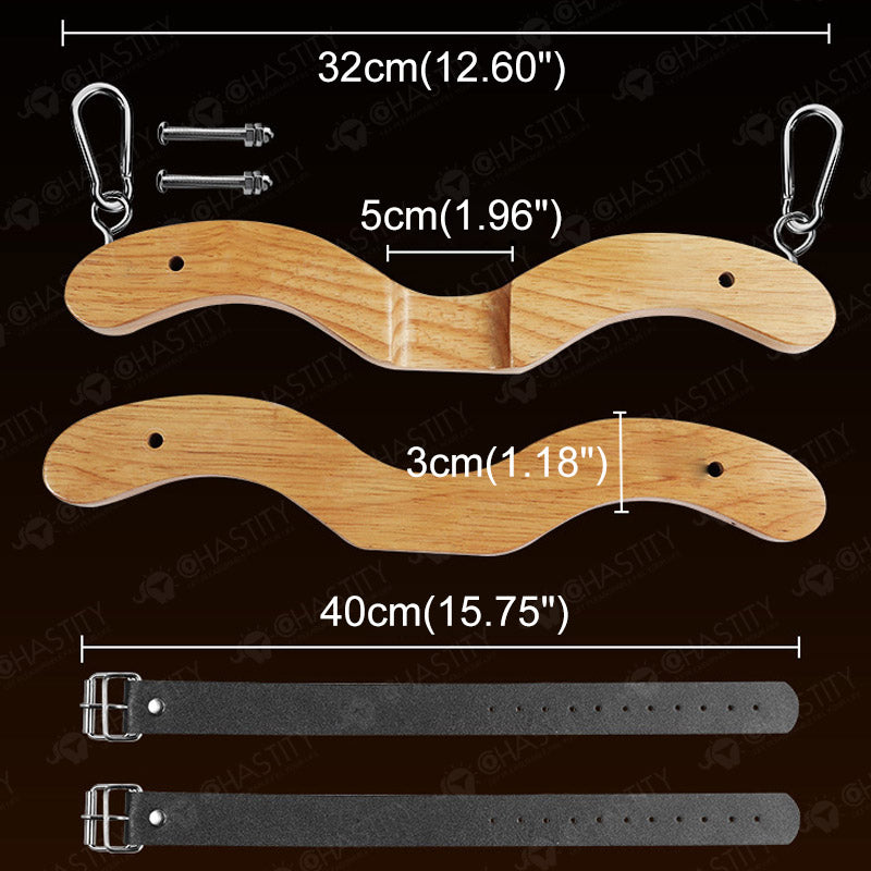 Wooden Scrotal Clamp