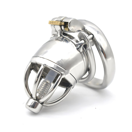 chastity cage with penis plug
