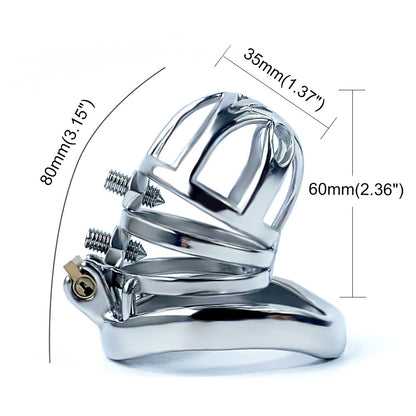 chastity cage with spikes