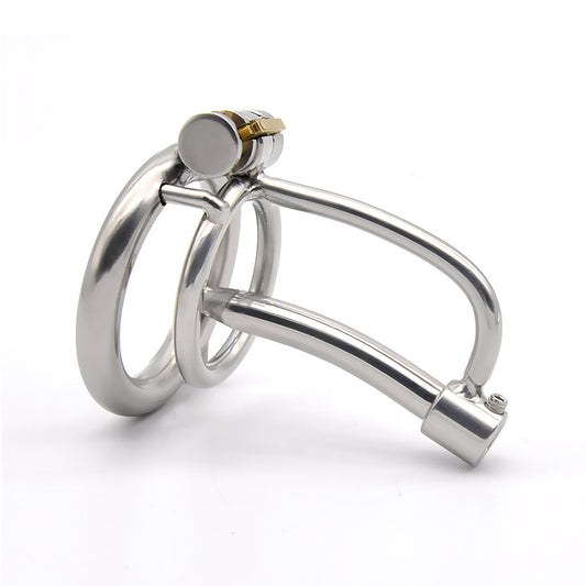 chastity device with urethral tube