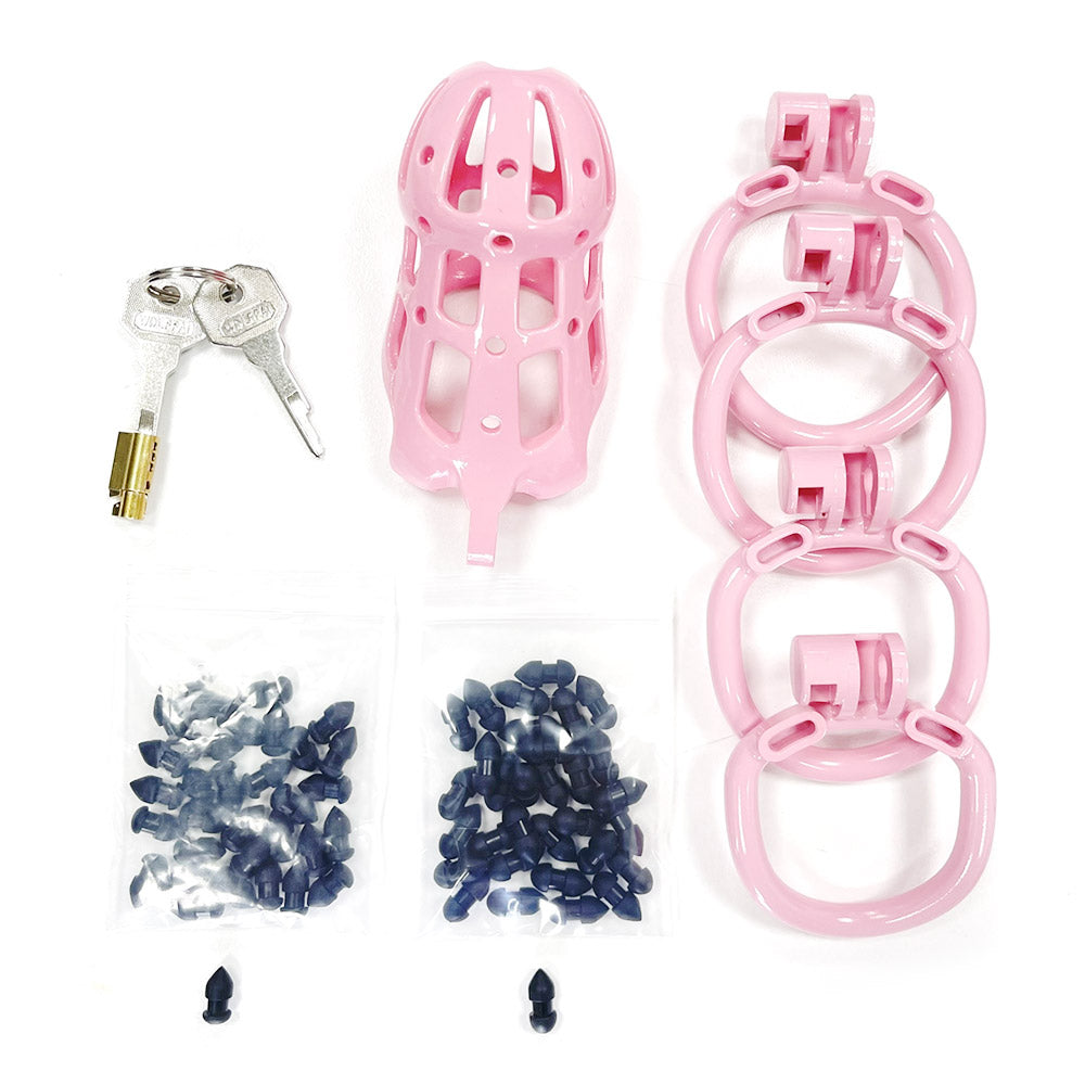 chastity lock with silicone nails