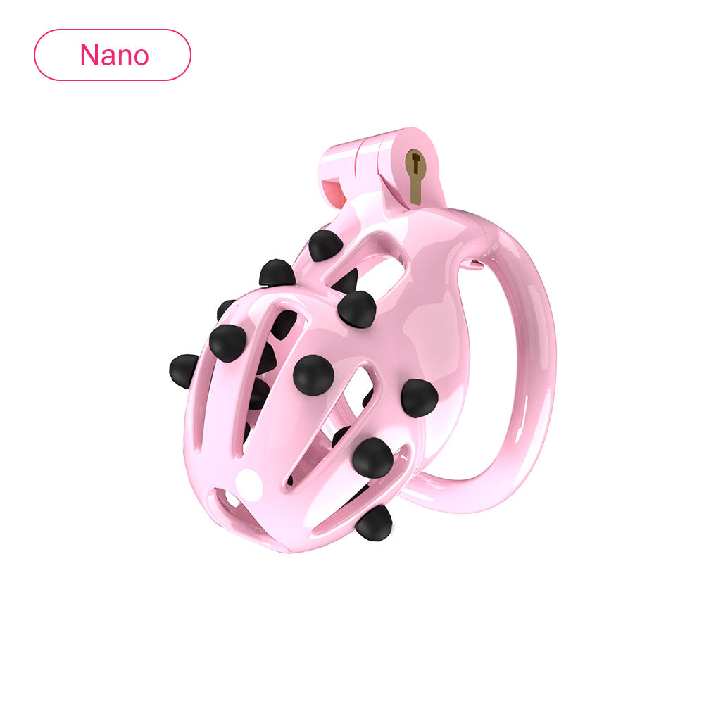 chastity lock with silicone nails