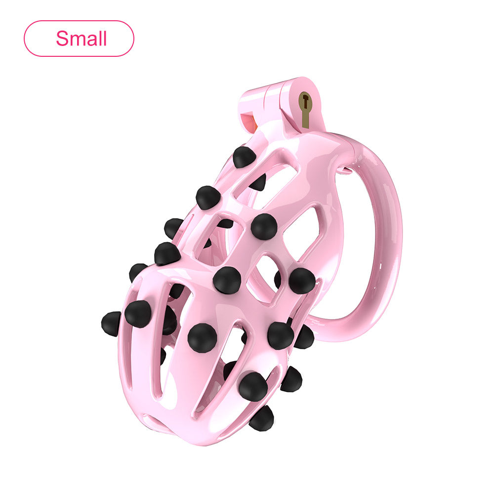 chastity lock with silicone nails