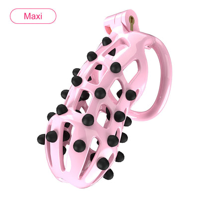 chastity lock with silicone nails