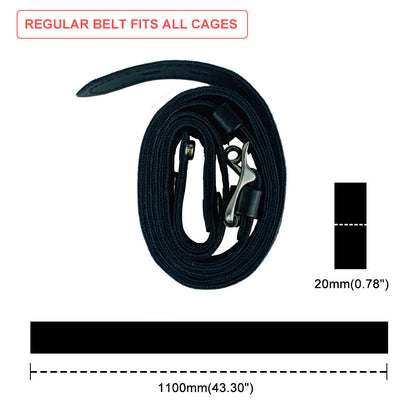 Cock Cage Accessory Black Belt