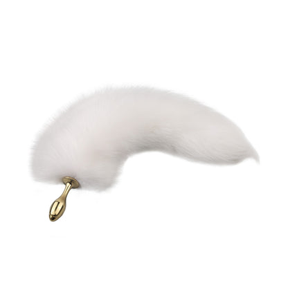 long fox tail butt plug