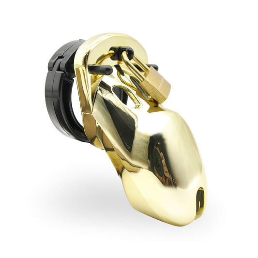 golden chastity cage