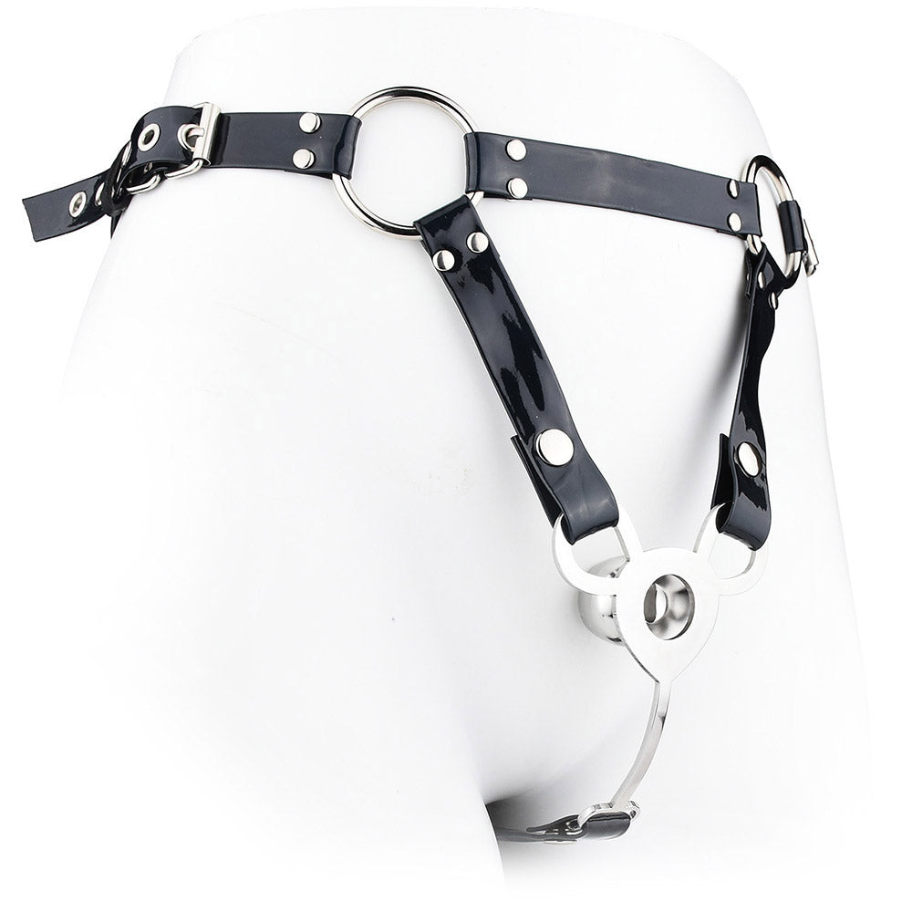 Inverted Ladyboy Chastity Cage​ With Belt