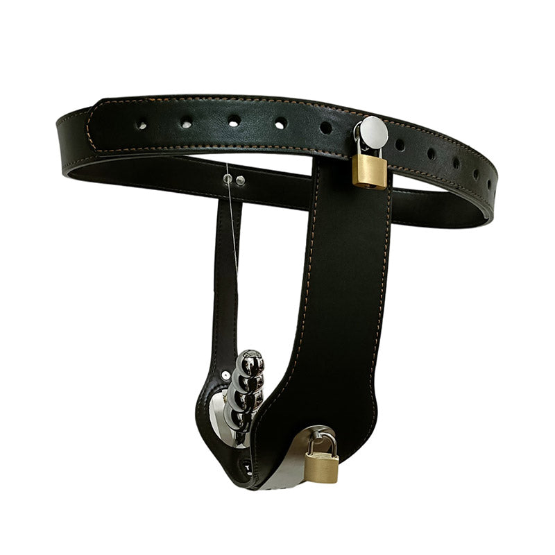 Leather Female Lockable Chastity Belt​