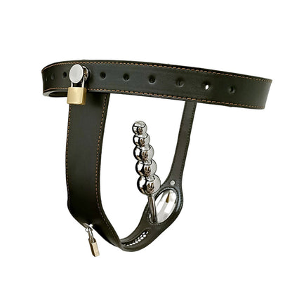 Leather Female Lockable Chastity Belt​