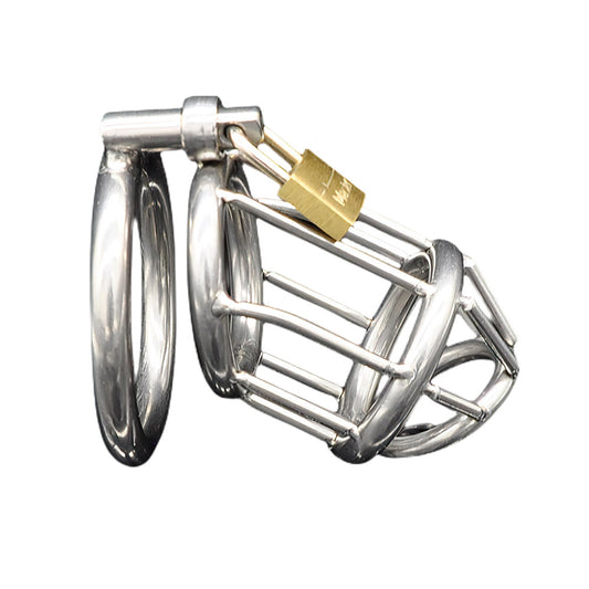 Locked In Steel Chastity Device