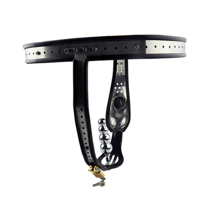 male chastity belt with butt plug