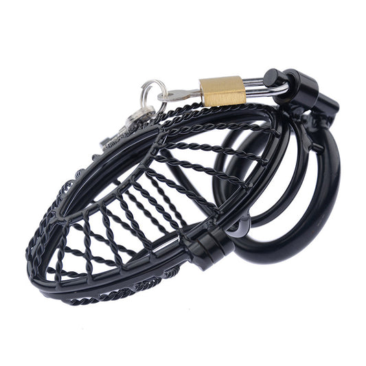 Mesh Black Metal Male Chastity Toy​