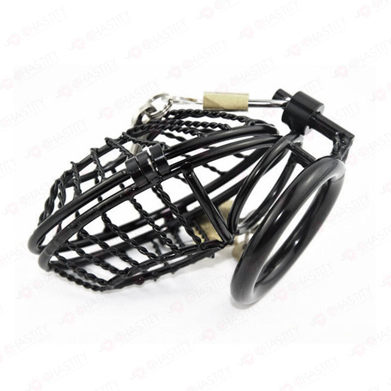 Mesh Black Metal Male Chastity Toy​